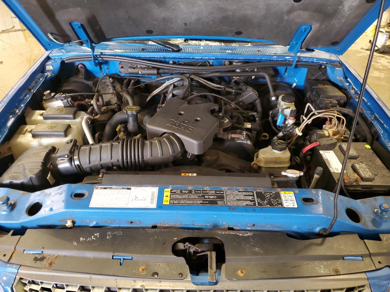2001 Ford Ranger VIN 1FTZR15EX1TB09119 Copart auction photo, side / rear end damage thumbnail 11
