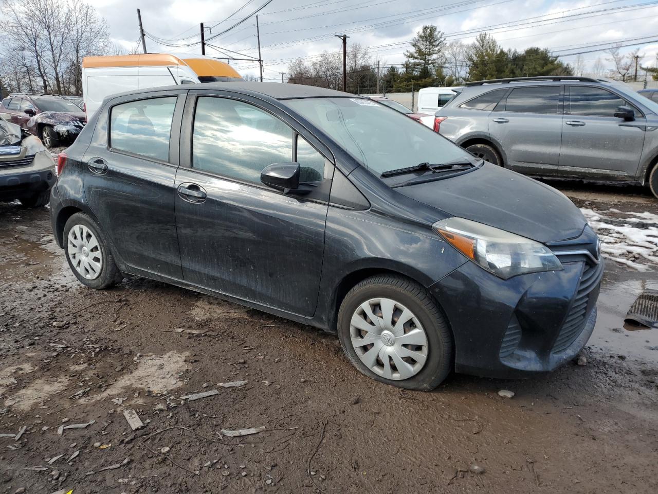 2015 Toyota Yaris VIN VNKKTUD3XFA055173 Copart auction photo, mechanical damage thumbnail 4