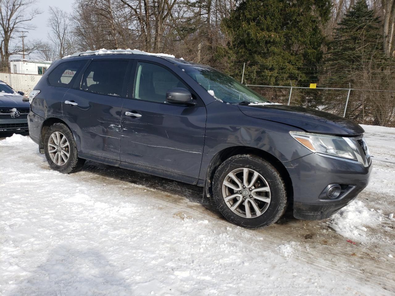 2014 Nissan Pathfinder VIN 5N1AR2MM5EC684564 Copart auction photo, rear end / front end damage thumbnail 4