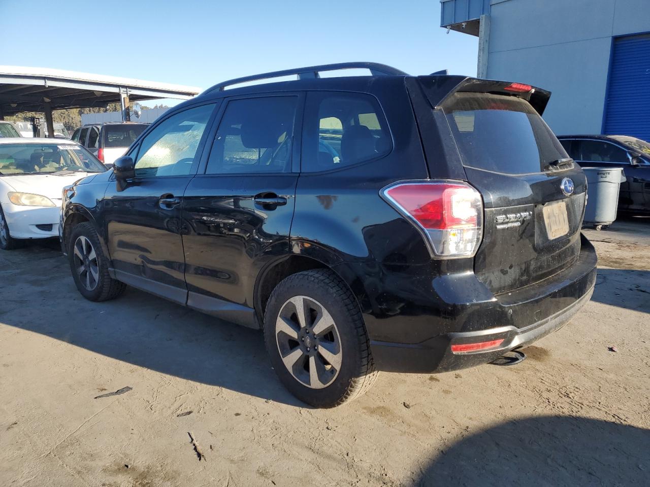 2017 Subaru Forester VIN JF2SJAEC4HG499775 Copart auction photo, top/roof / front end damage thumbnail 2