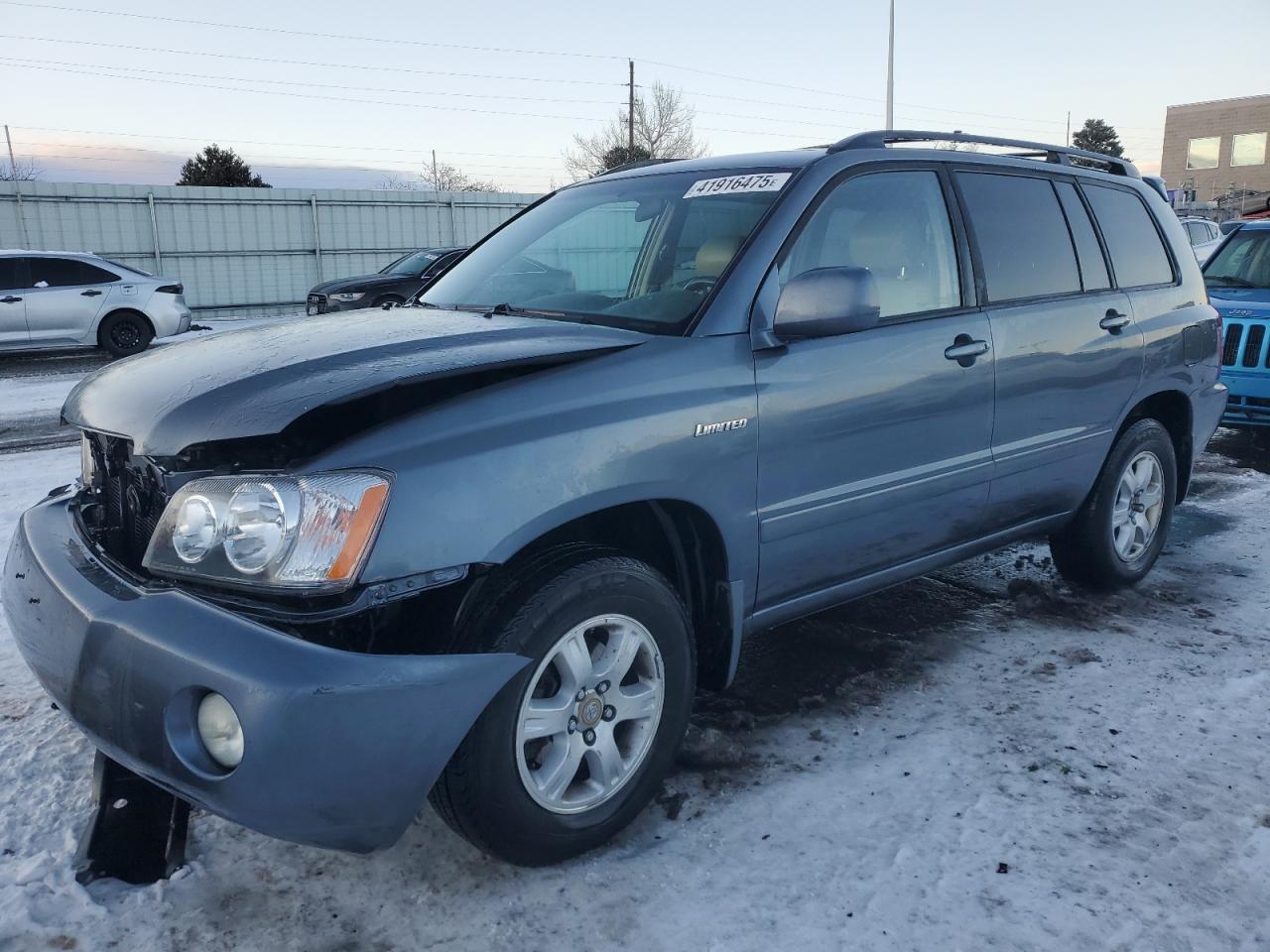 2003 Toyota Highlander VIN JTEHF21A930144358