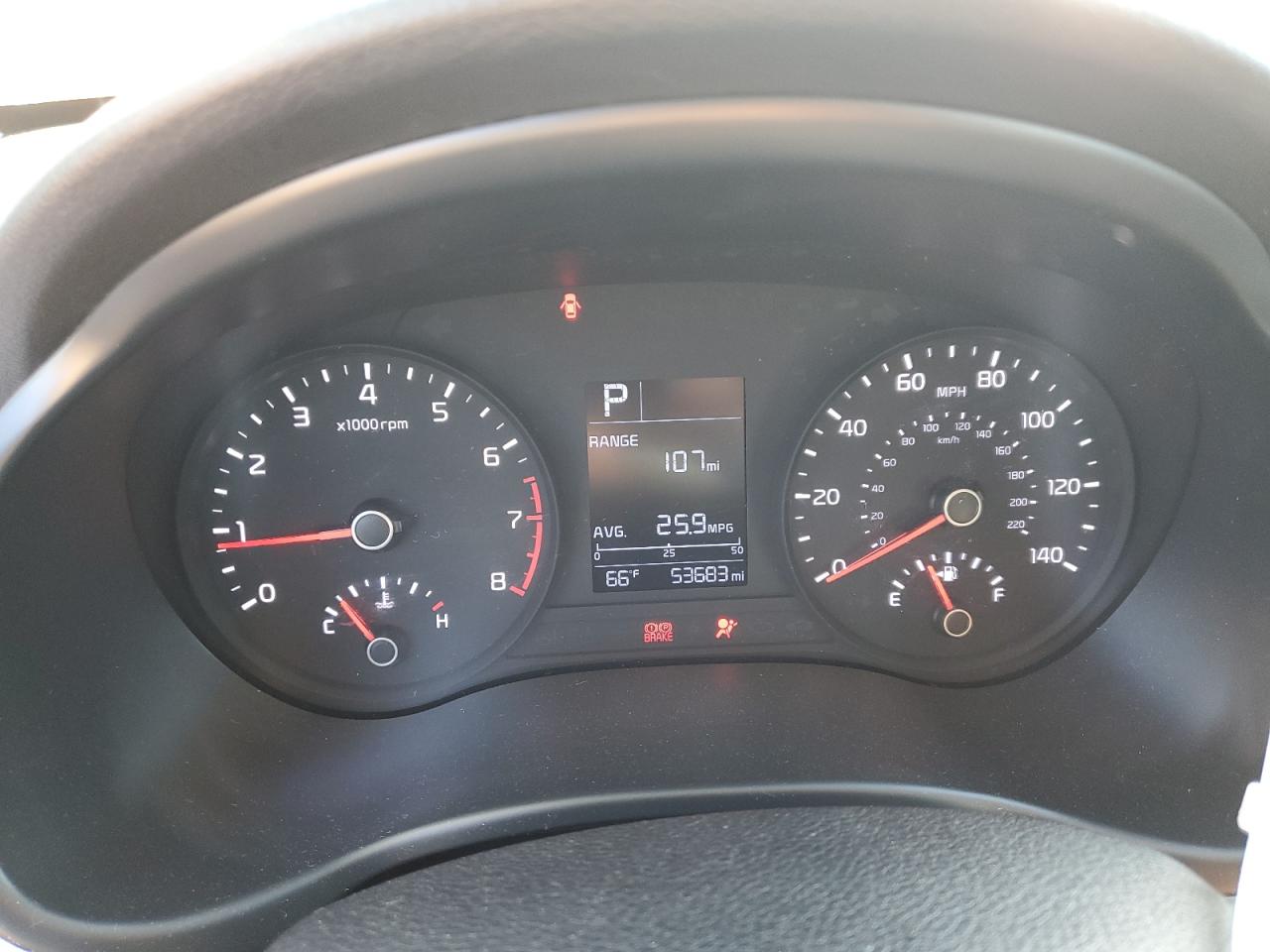 2018 KIA Rio VIN 3KPA24AB1JE059833 Copart auction photo, side / front end damage thumbnail 9