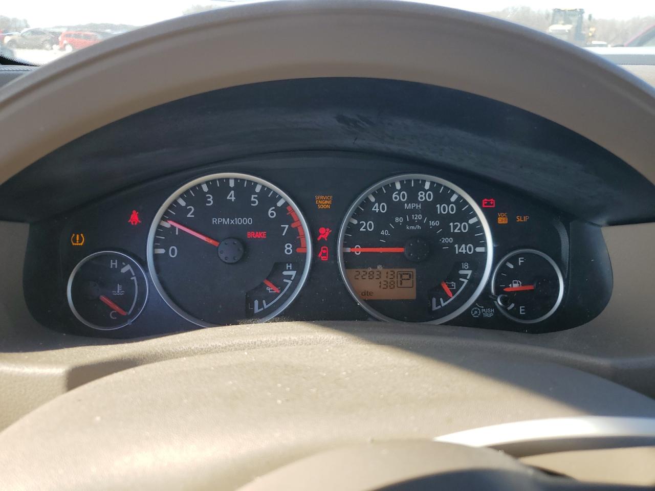 2008 Nissan Pathfinder VIN 5N1AR18U78C618168 Copart auction photo, front end damage thumbnail 9