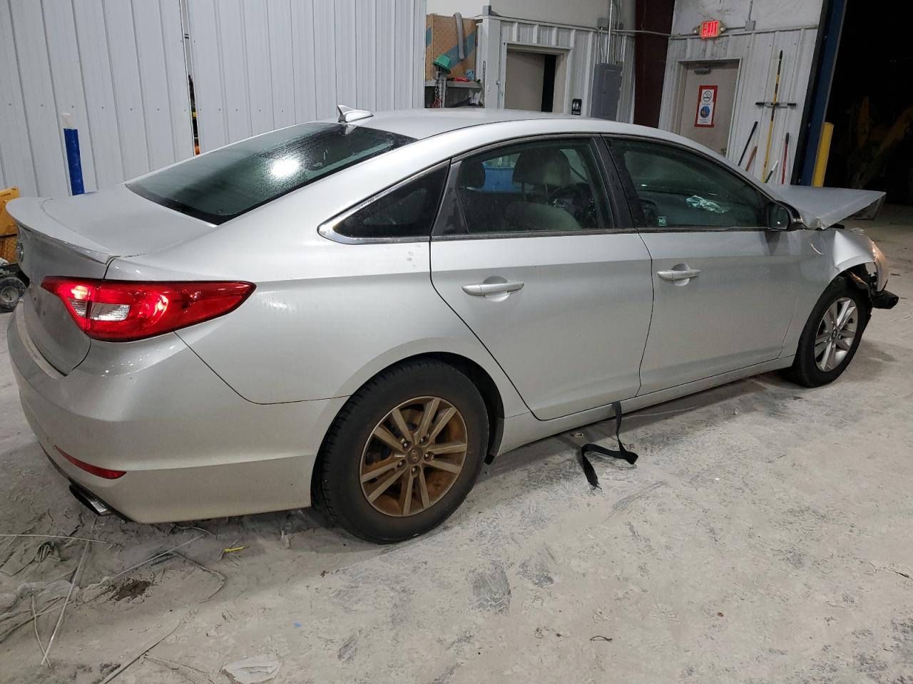 2015 Hyundai Sonata VIN 5NPE24AF1FH015368 Copart auction photo, front end damage thumbnail 3