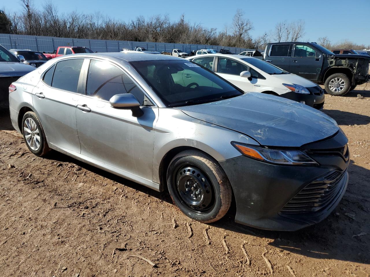 2020 Toyota Camry VIN 4T1C11AKXLU505990 Copart auction photo, hail / minor dent/scratches damage thumbnail 4