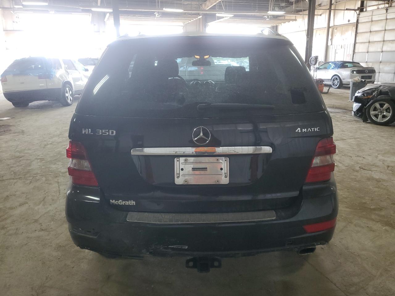 2011 Mercedes-Benz M-klasse VIN 4JGBB8GB3BA706431 Copart auction photo, rear end damage thumbnail 6
