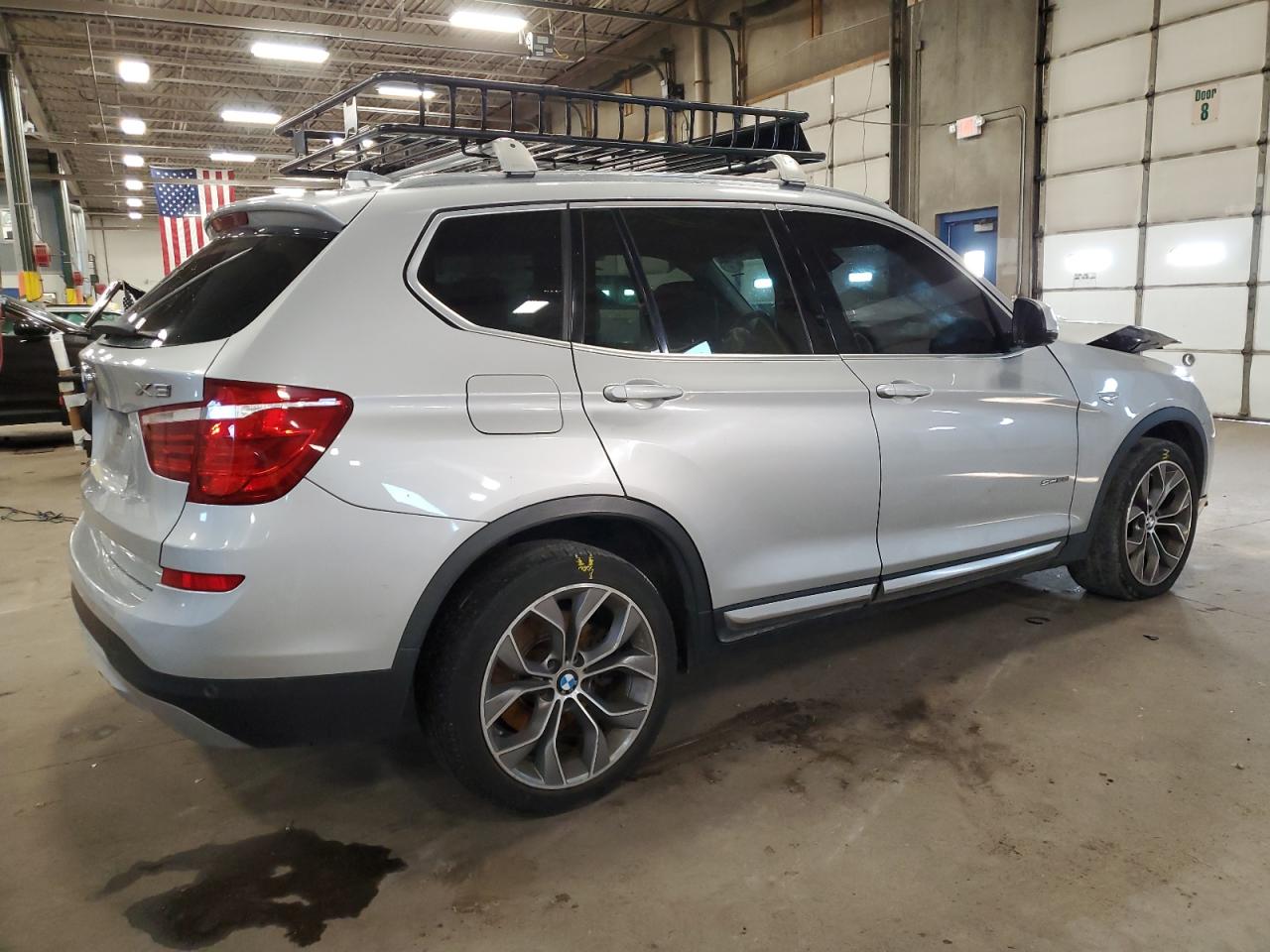 2017 BMW X3 VIN 5UXWZ7C50H0U45607 Copart auction photo, front end damage thumbnail 3