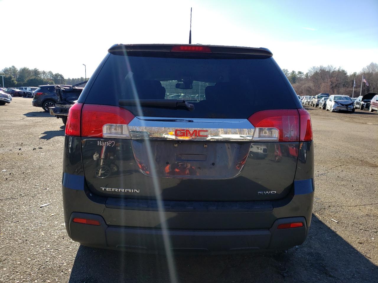 2011 GMC Terrain VIN 2CTFLREC4B6249361 Copart auction photo, front end / minor dent/scratches damage thumbnail 6
