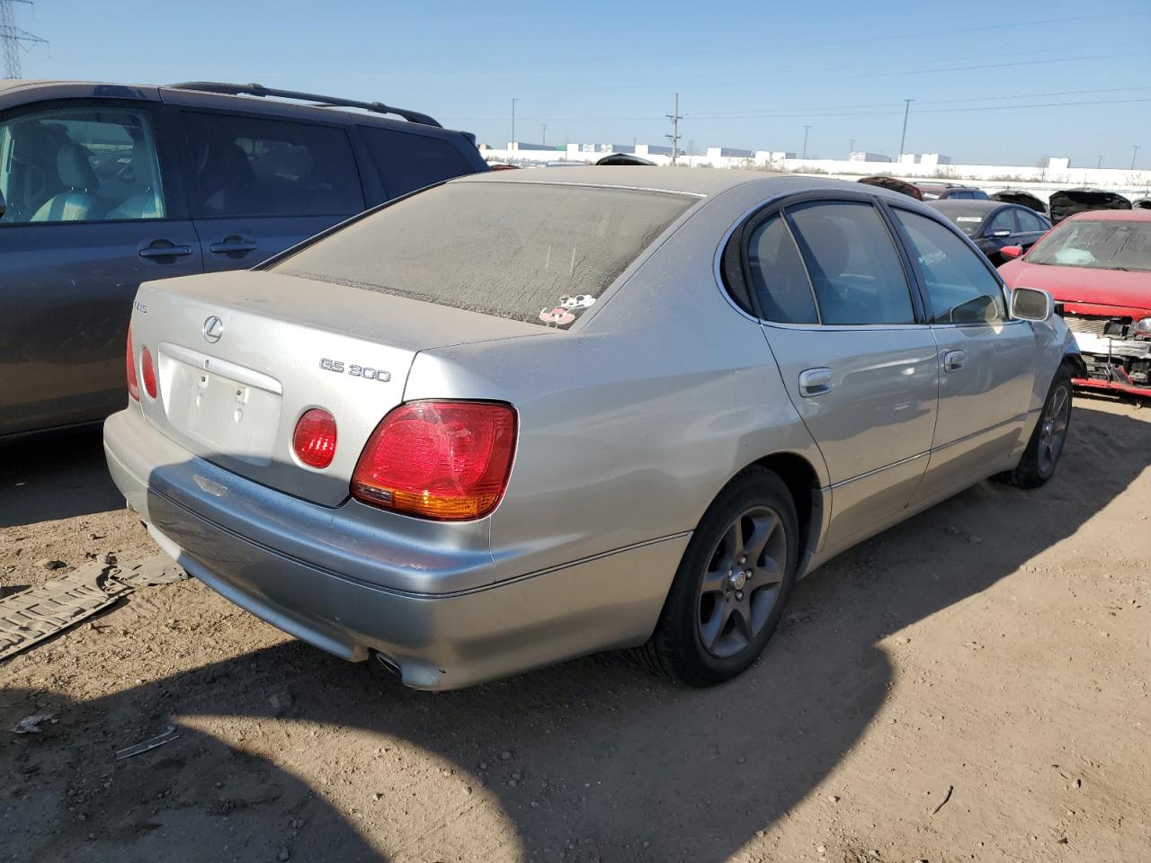 2003 Lexus GS 300 VIN JT8BD69S830174678 Copart auction photo, front end / side damage thumbnail 3
