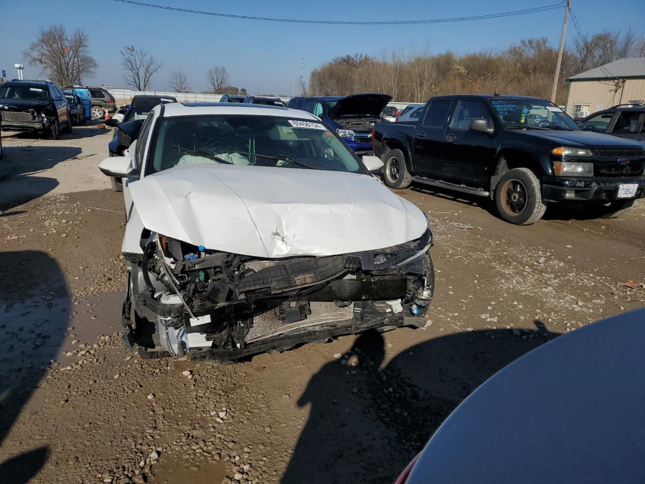 2021 Hyundai Elantra VIN 5NPLN4AG3MH006739 Copart auction photo, front end damage thumbnail 5