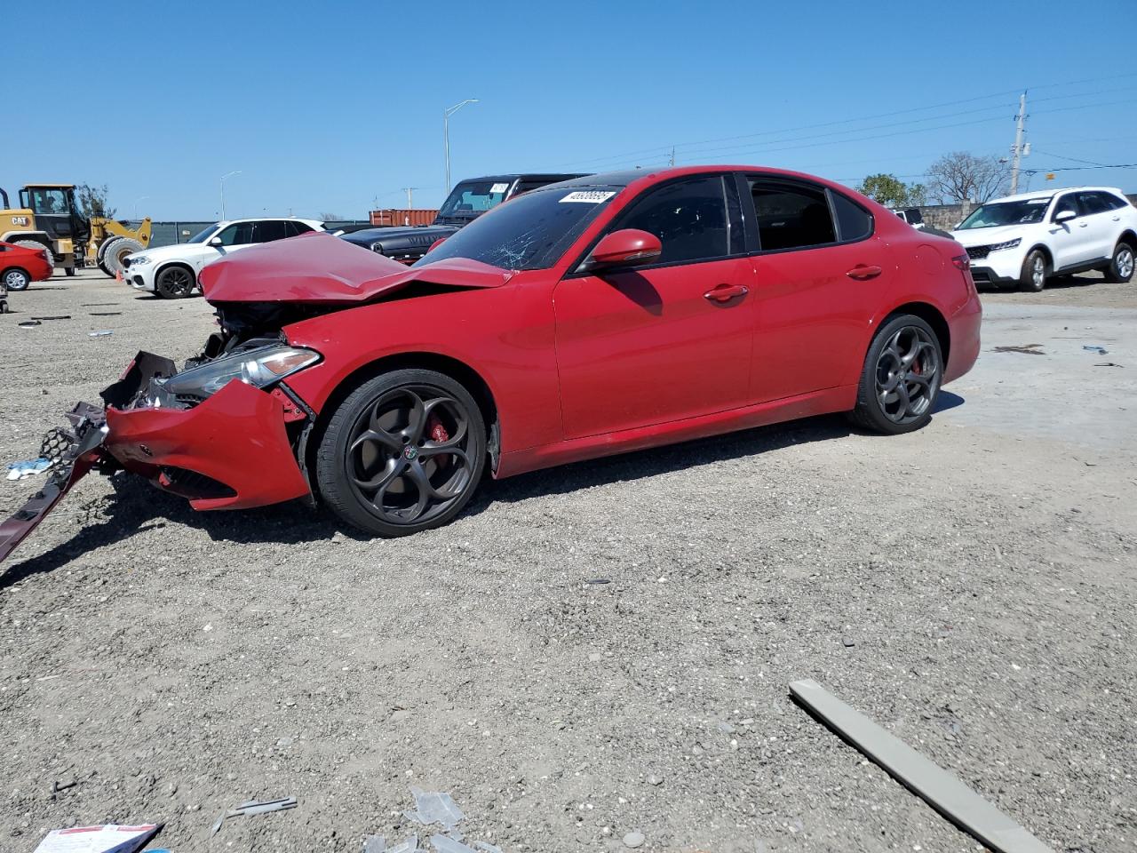 2017 Alfa Romeo Giulia VIN ZARFAEEN5H7560548 - Copart auction photo