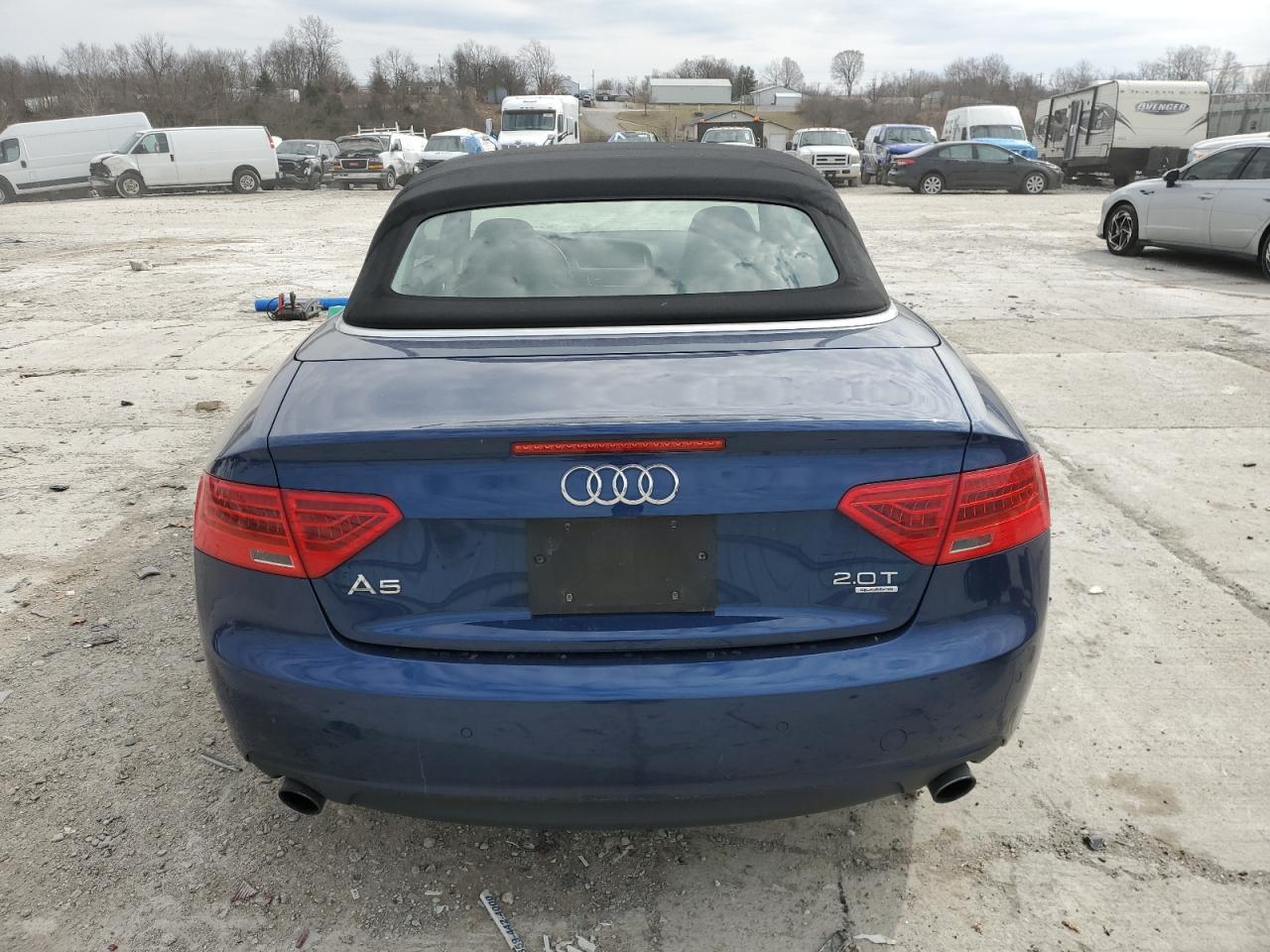 2014 Audi A5 VIN WAULFAFHXEN005146 Copart auction photo, front end damage thumbnail 6
