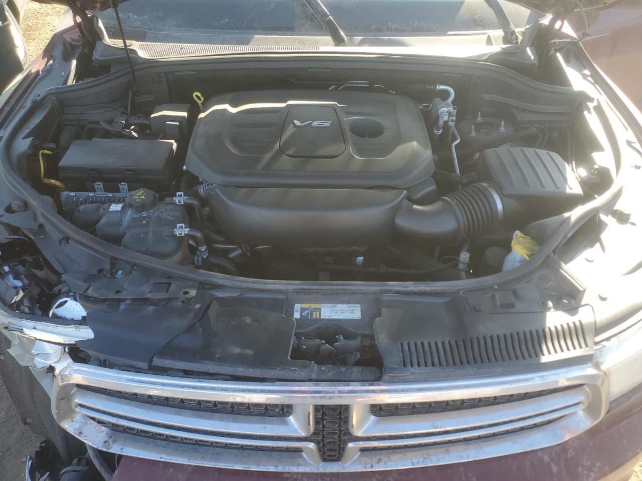 2018 Dodge Durango VIN 1C4RDJAG7JC329680 Copart auction photo, front end damage thumbnail 14
