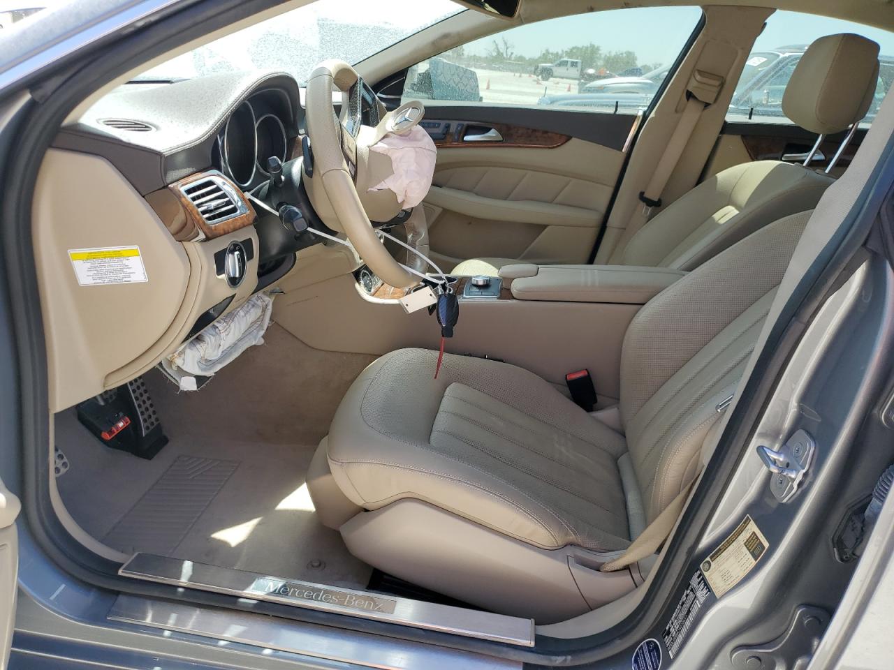 2012 Mercedes-Benz Cls-klasse VIN WDDLJ7DB8CA010651 Copart auction photo, front end / side damage thumbnail 7
