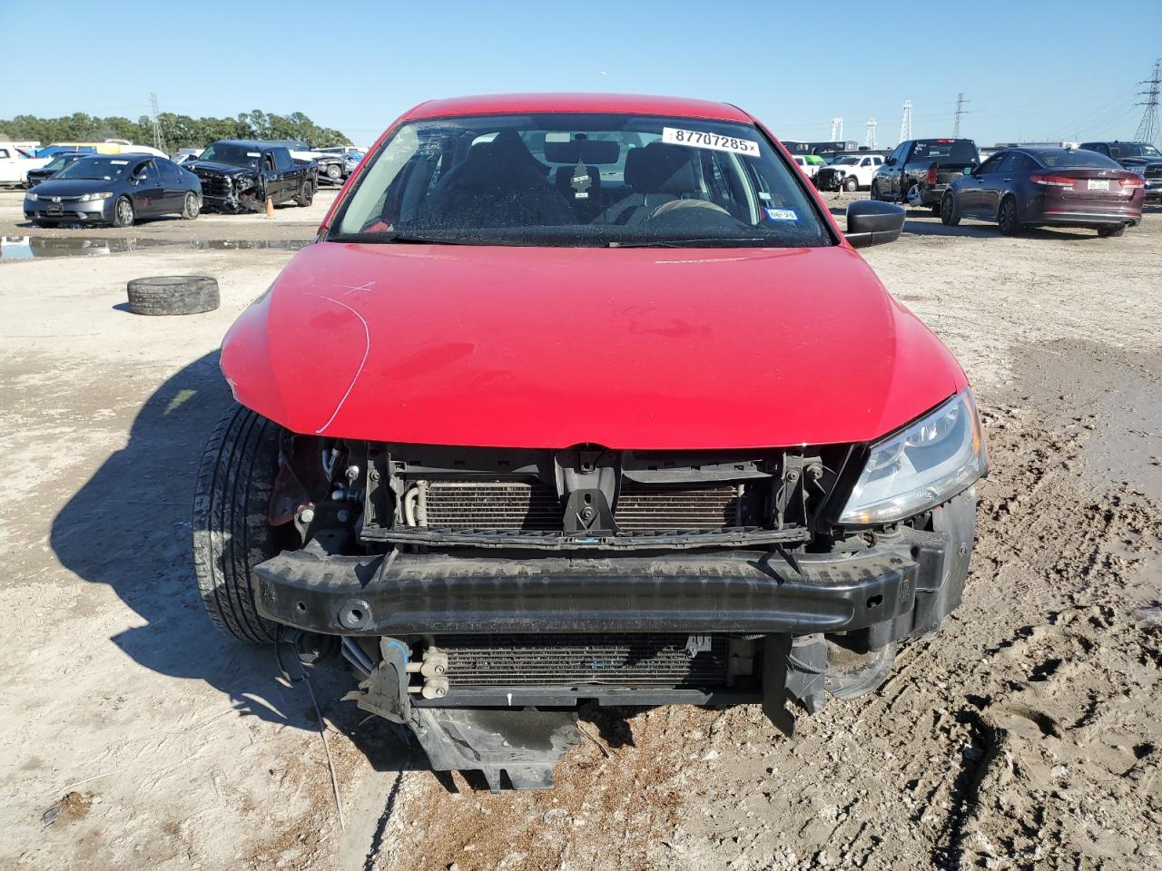 2015 Volkswagen Jetta VIN 3VW2K7AJXFM421214 Copart auction photo, front end damage thumbnail 5