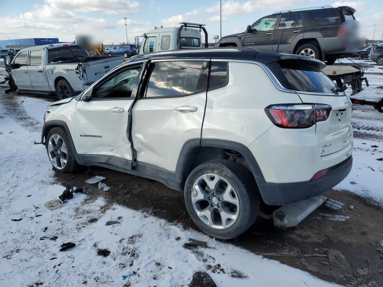 2021 Jeep Compass VIN 3C4NJDCB4MT539656 Copart auction photo, all over damage thumbnail 2