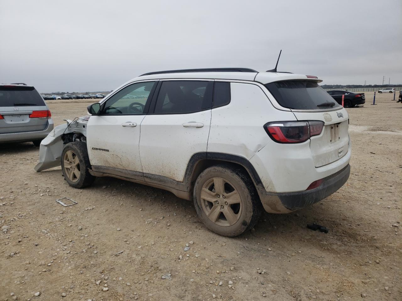 2022 Jeep Compass VIN 3C4NJCBB3NT119450 Copart auction photo, front end damage thumbnail 2