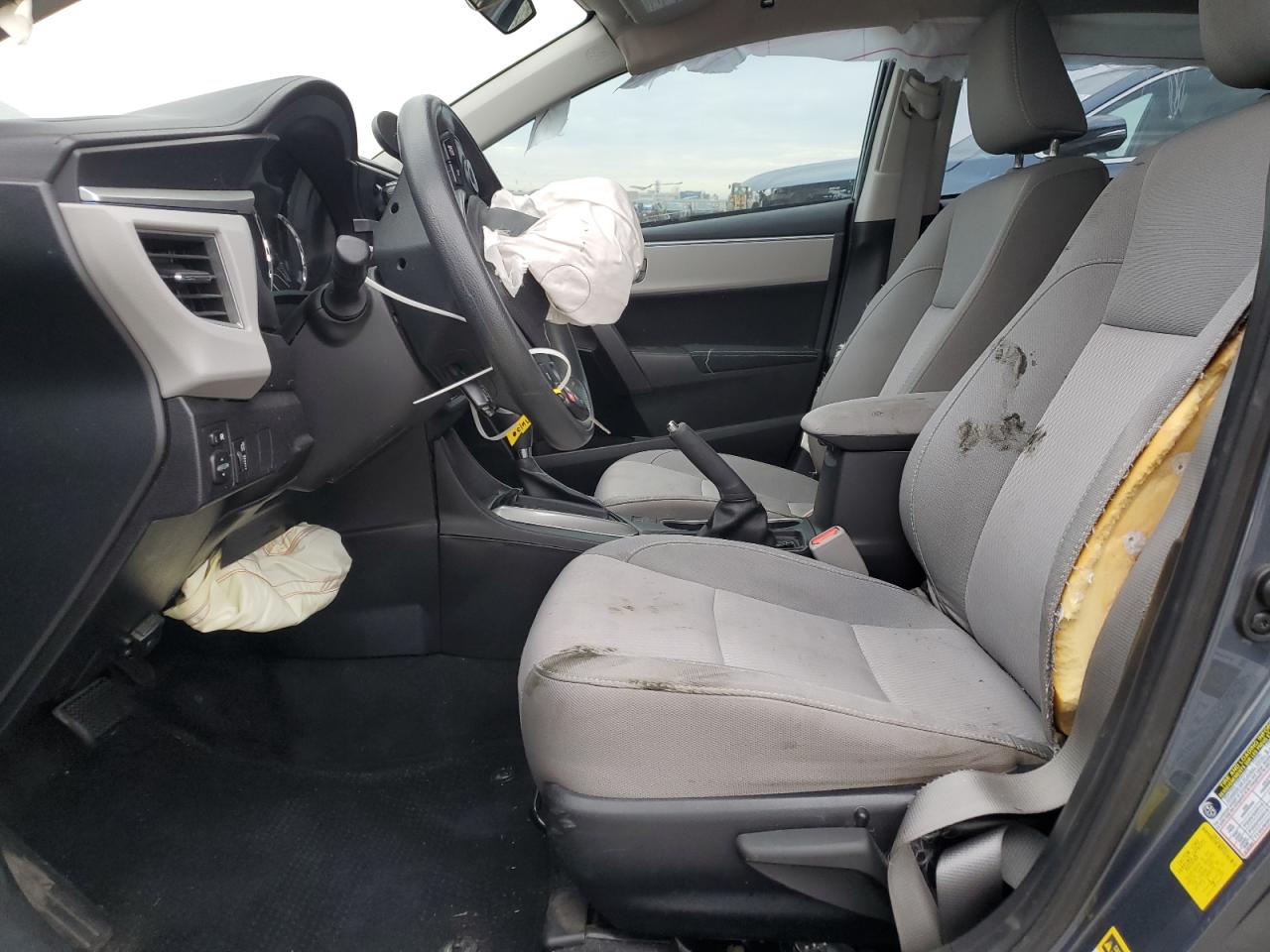 2014 Toyota Corolla VIN 2T1BPRHE7EC210973 Copart auction photo, front end / side damage thumbnail 7