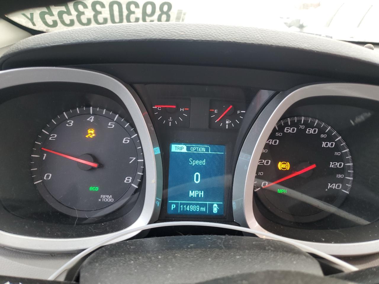2015 Chevrolet Equinox VIN 2GNFLEEK4F6332815 Copart auction photo, side / front end damage thumbnail 9