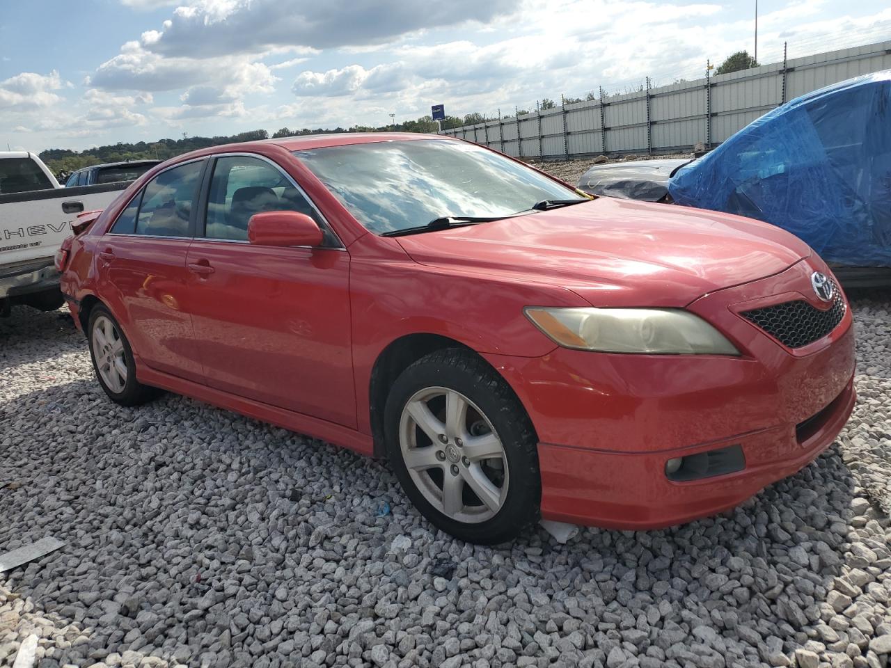 2008 Toyota Camry VIN 4T1BE46K98U218979 Copart auction photo, rear end / side damage thumbnail 4