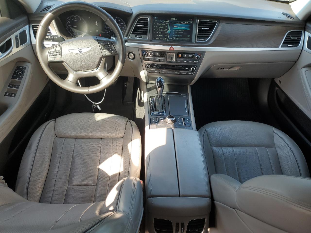 2015 Hyundai Genesis VIN KMHGN4JE4FU088064 Copart auction photo, front end damage thumbnail 8