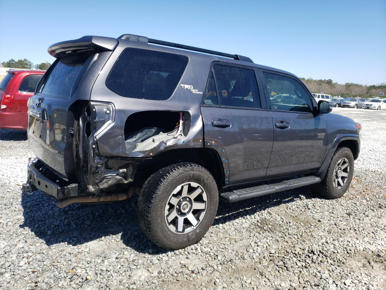 2019 Toyota 4Runner VIN JTEBU5JR2K5634435 Copart auction photo, rear end damage thumbnail 3