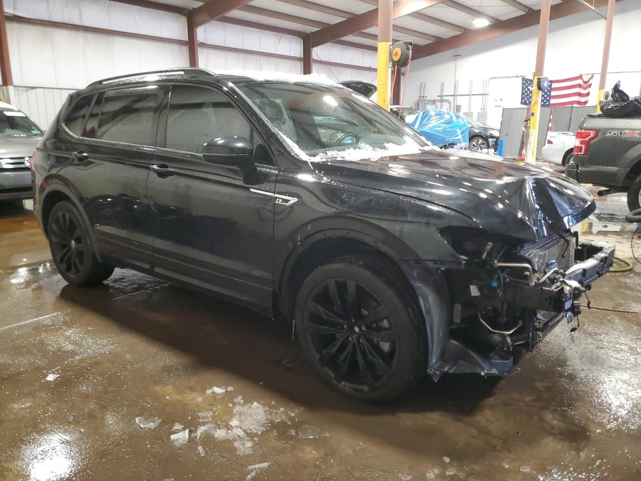 2021 Volkswagen Tiguan VIN 3VV2B7AX3MM009643 Copart auction photo, front end damage thumbnail 4
