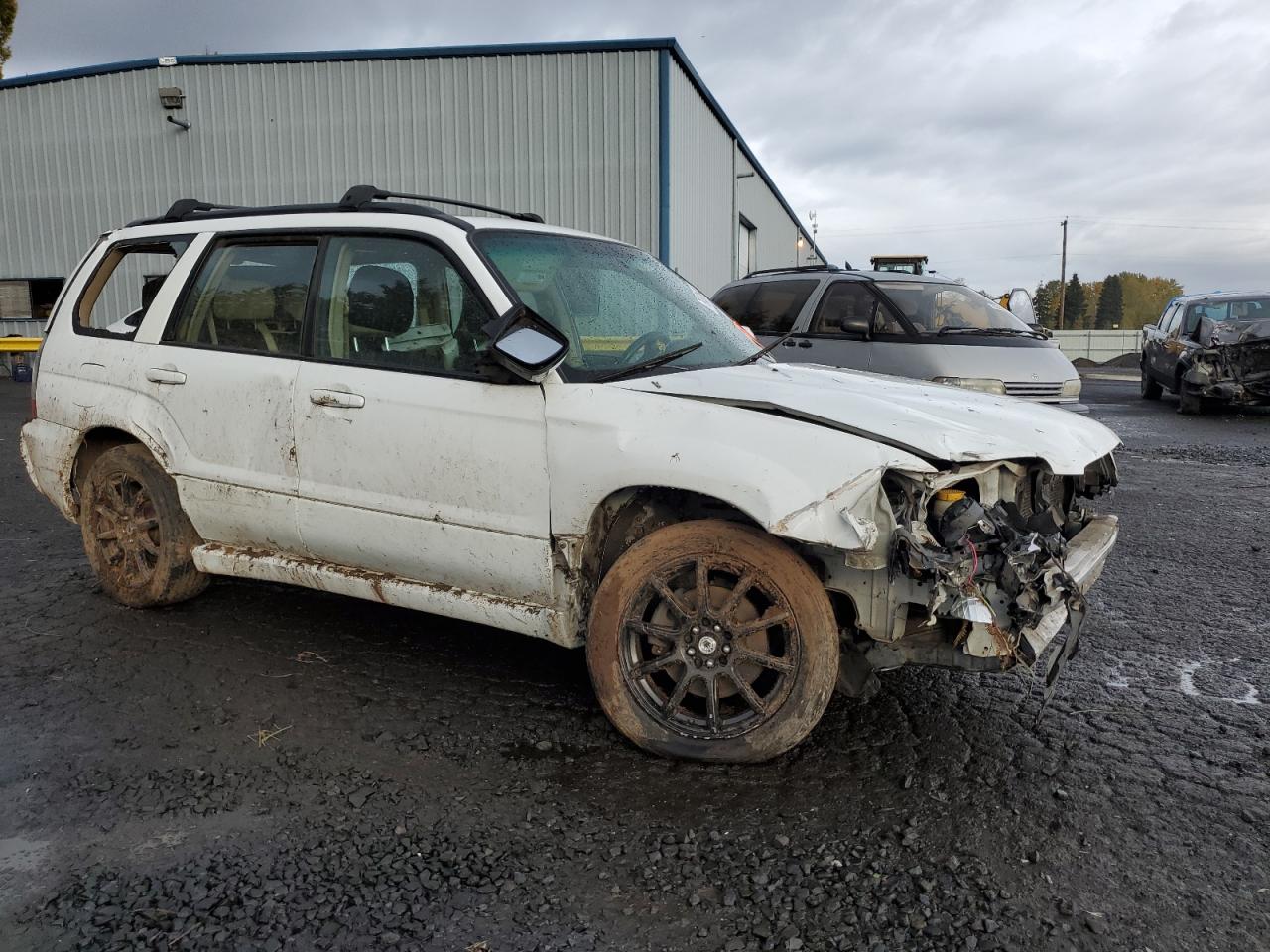 2008 Subaru Forester VIN JF1SG656X8H727587 Copart auction photo, rollover damage thumbnail 4