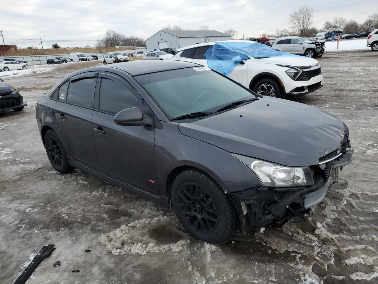 2014 Chevrolet Cruze VIN 1G1PC5SBXE7282799 Copart auction photo, front end damage thumbnail 4