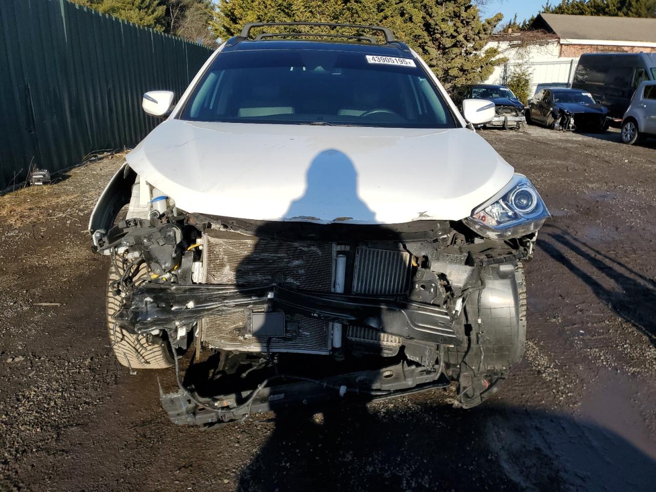 2018 Hyundai Santa Fe VIN 5XYZWDLA1JG543614 Copart auction photo, front end damage thumbnail 5