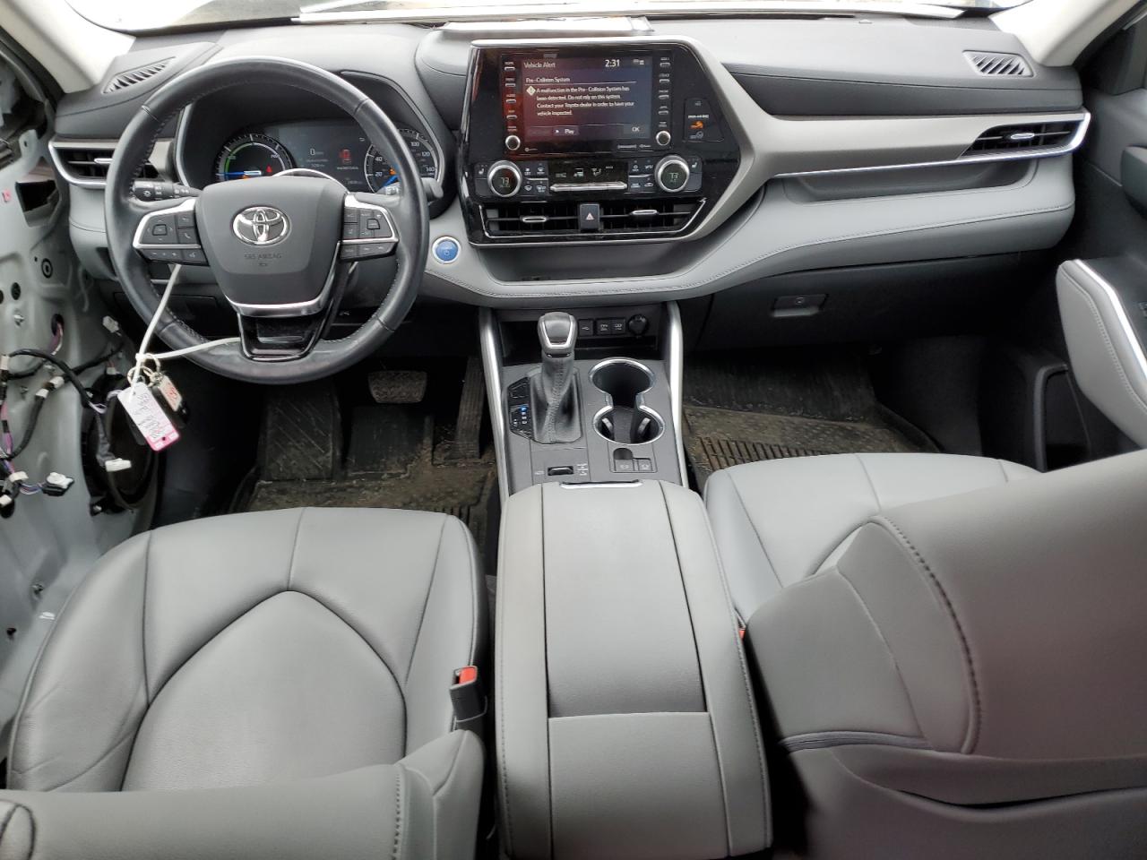 2020 Toyota Highlander VIN 5TDGBRCH3LS510956 Copart auction photo, front end / side damage thumbnail 8