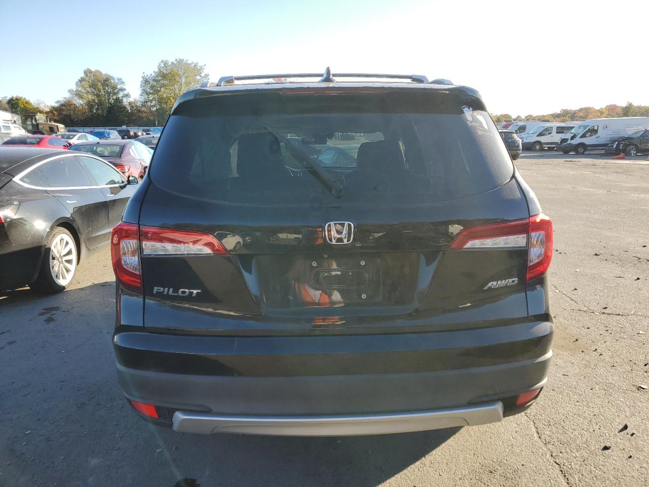 2019 Honda Pilot VIN 5FNYF6H57KB054890 Copart auction photo, front end damage thumbnail 6