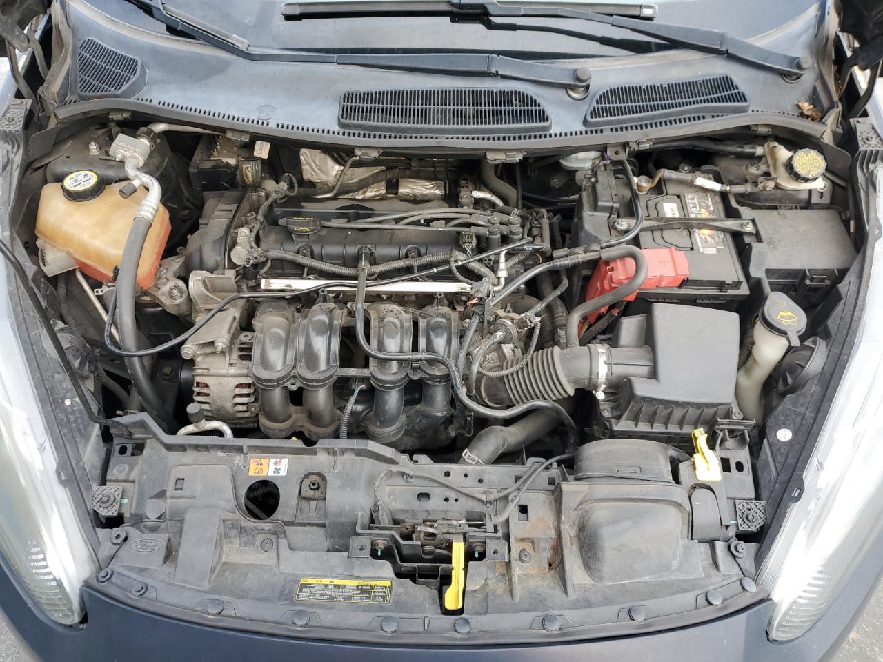 2014 Ford Fiesta VIN 3FADP4BJ9EM118021 Copart auction photo, rear end damage thumbnail 11