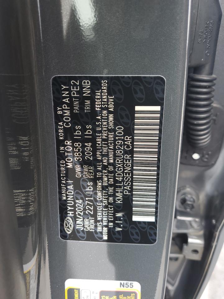 2024 Hyundai Elantra VIN KMHLL4DGXRU829100 Copart auction photo, front end damage thumbnail 12