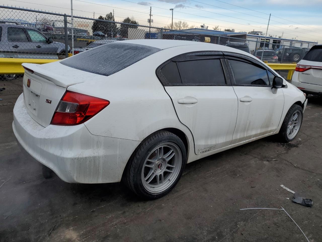 2012 Honda Civic VIN 2HGFB6E57CH705164 Copart auction photo, front end damage thumbnail 3