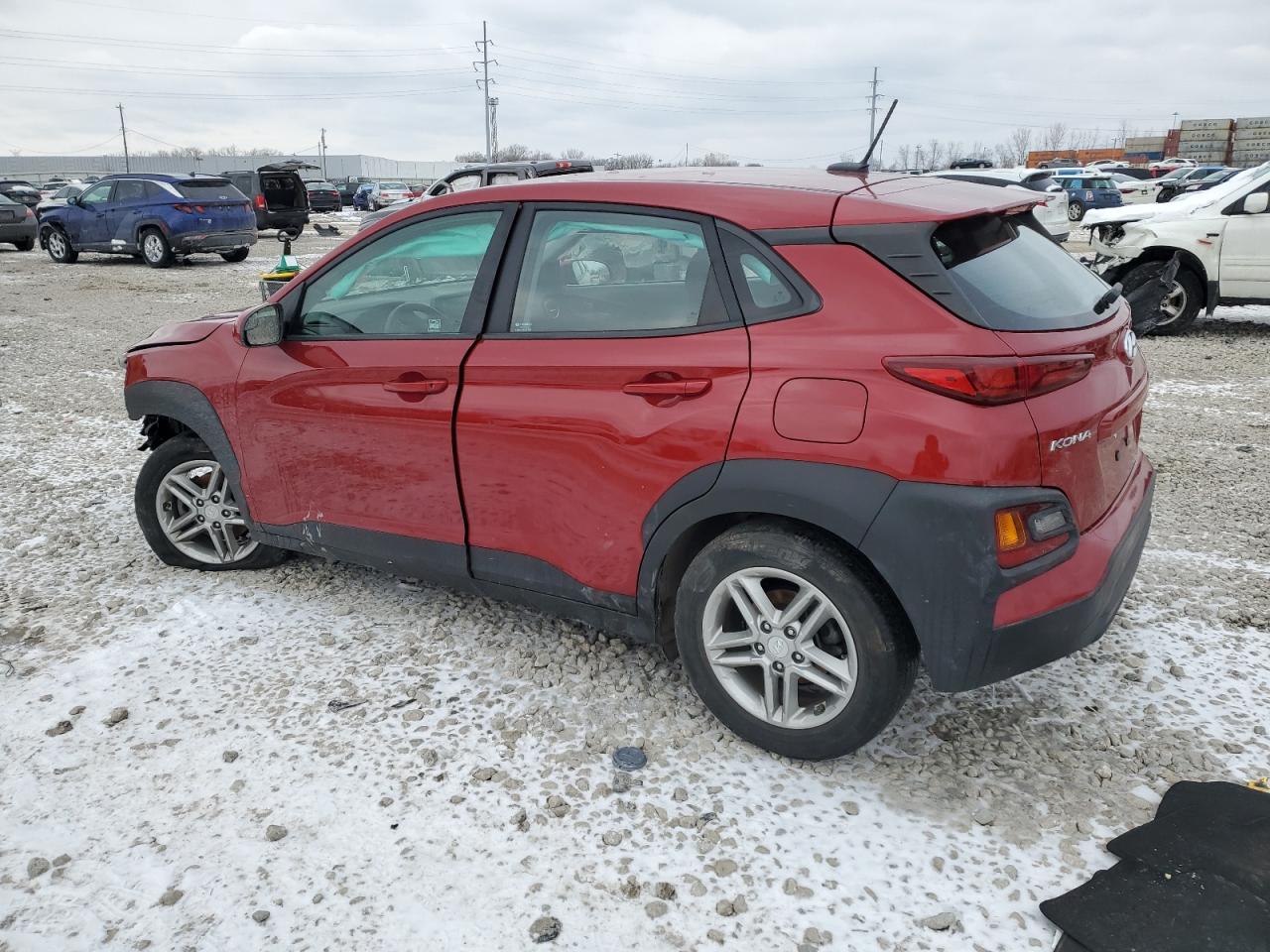 2019 Hyundai Kona VIN KM8K12AA2KU342324 Copart auction photo, front end damage thumbnail 2