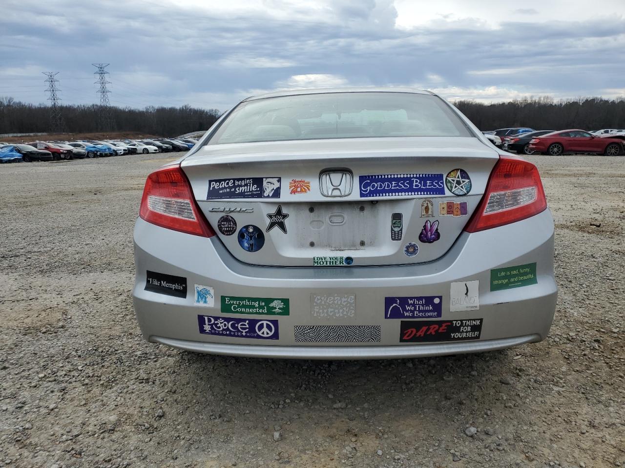 2013 Honda Civic VIN 2HGFG3B57DH516987 Copart auction photo, front end damage thumbnail 6