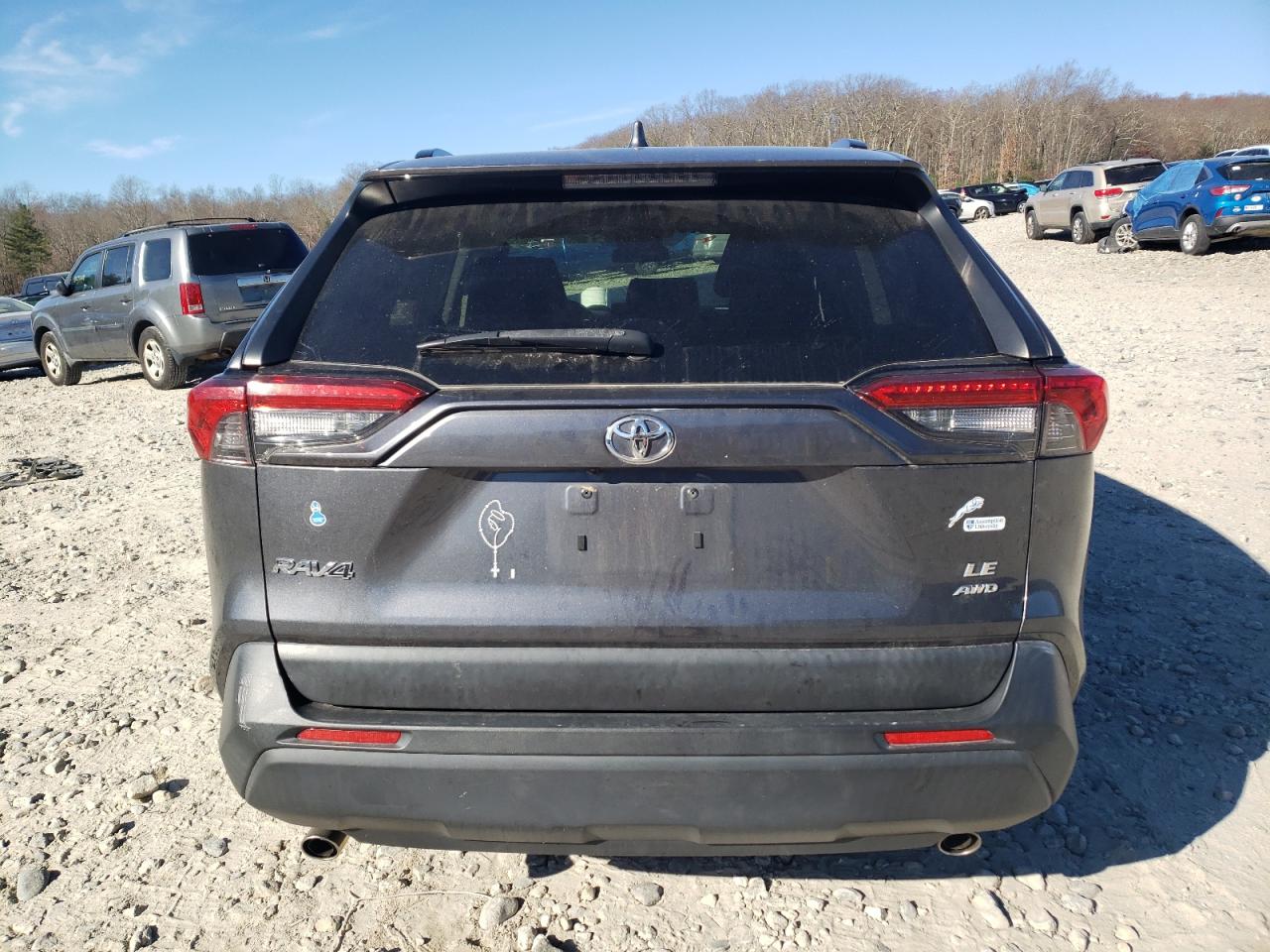 2020 Toyota RAV 4 VIN JTMF1RFV9LD053842 Copart auction photo, front end / undercarriage damage thumbnail 6