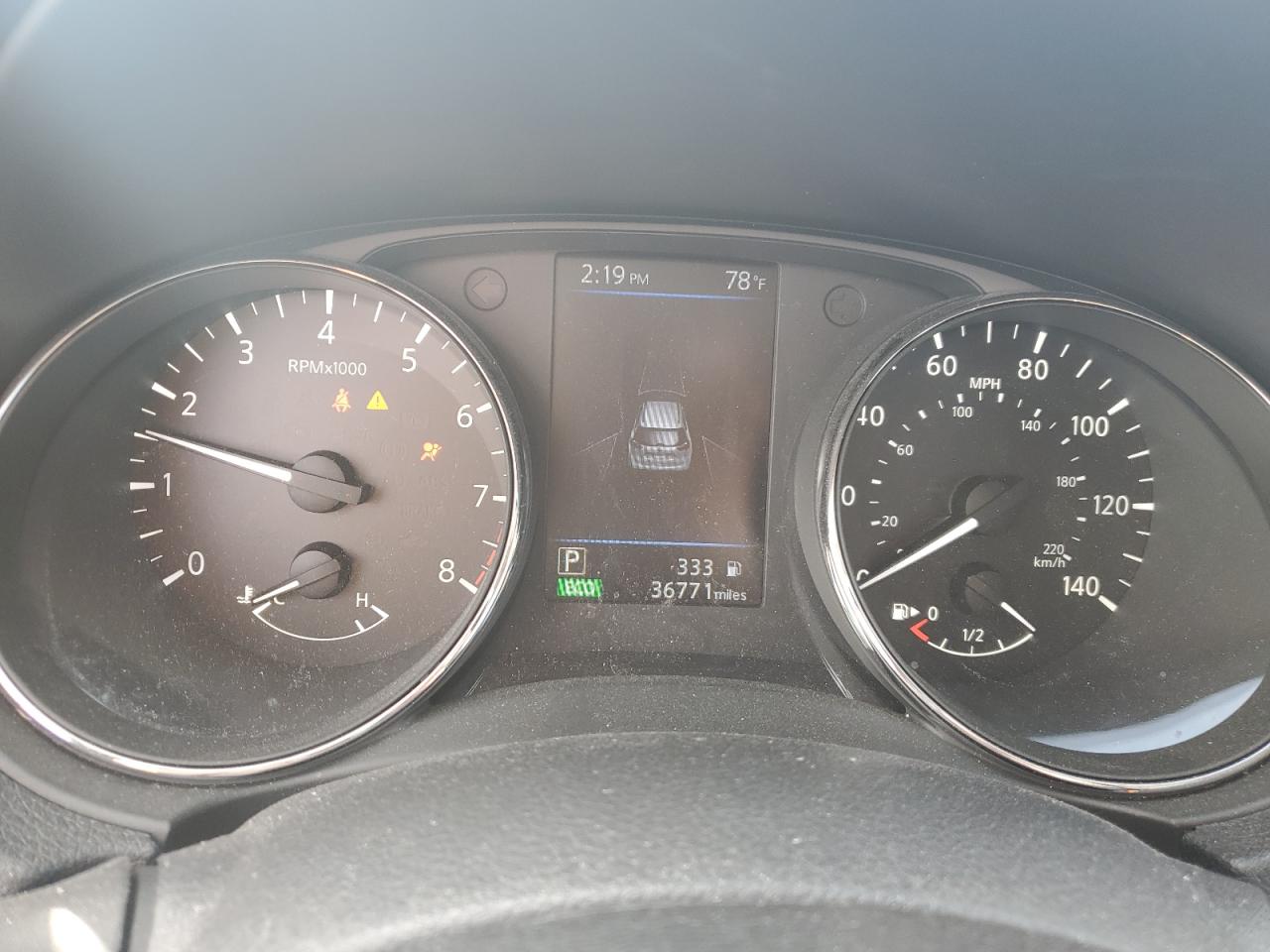 2019 Nissan Rogue VIN 5N1AT2MT7KC745935 Copart auction photo, rear end / side damage thumbnail 9