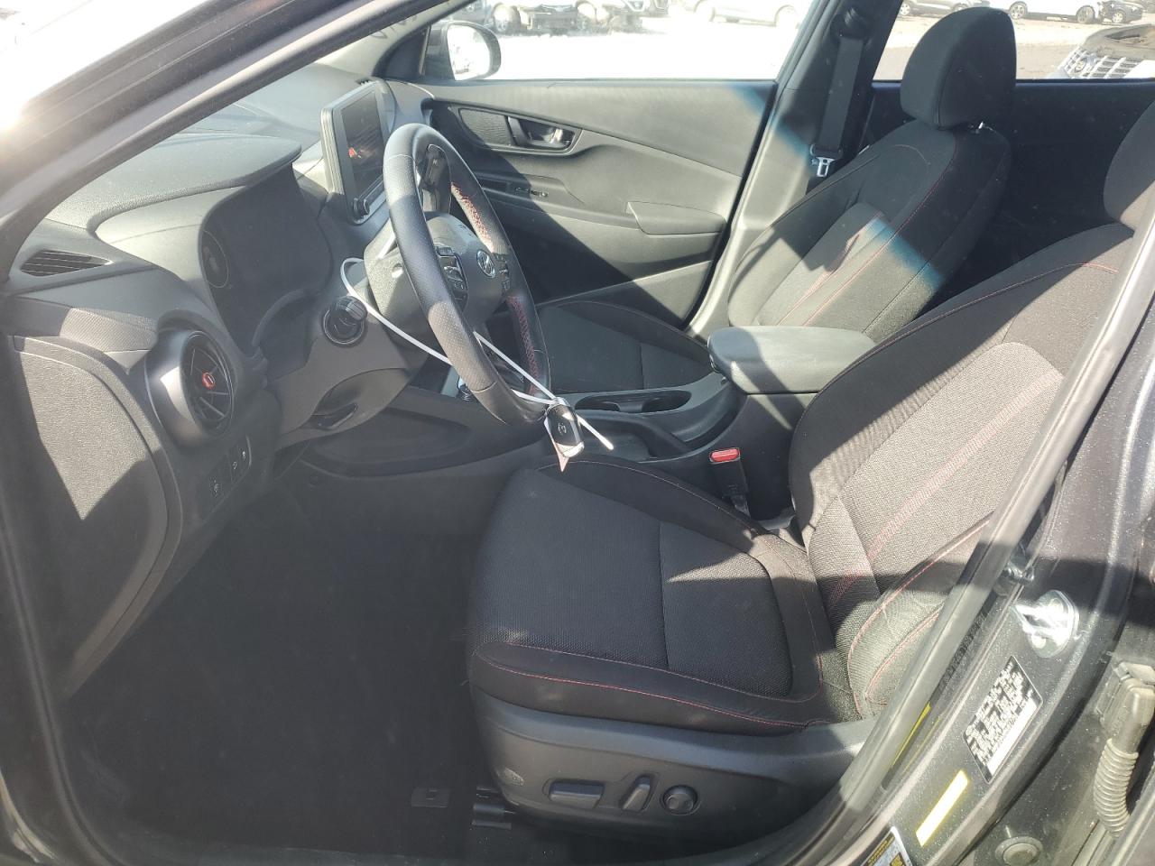 2022 Hyundai Kona VIN KM8K33A38NU817755 Copart auction photo, front end damage thumbnail 7