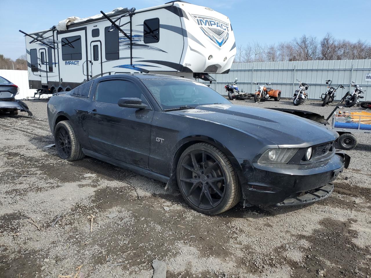 2010 Ford Mustang VIN 1ZVBP8CH1A5150317 Copart auction photo, front end damage thumbnail 4
