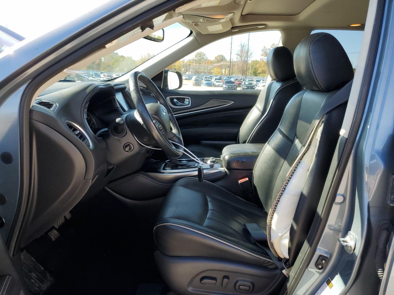 2017 Infiniti QX60 VIN 5N1DL0MM5HC549317 Copart auction photo, side / front end damage thumbnail 7