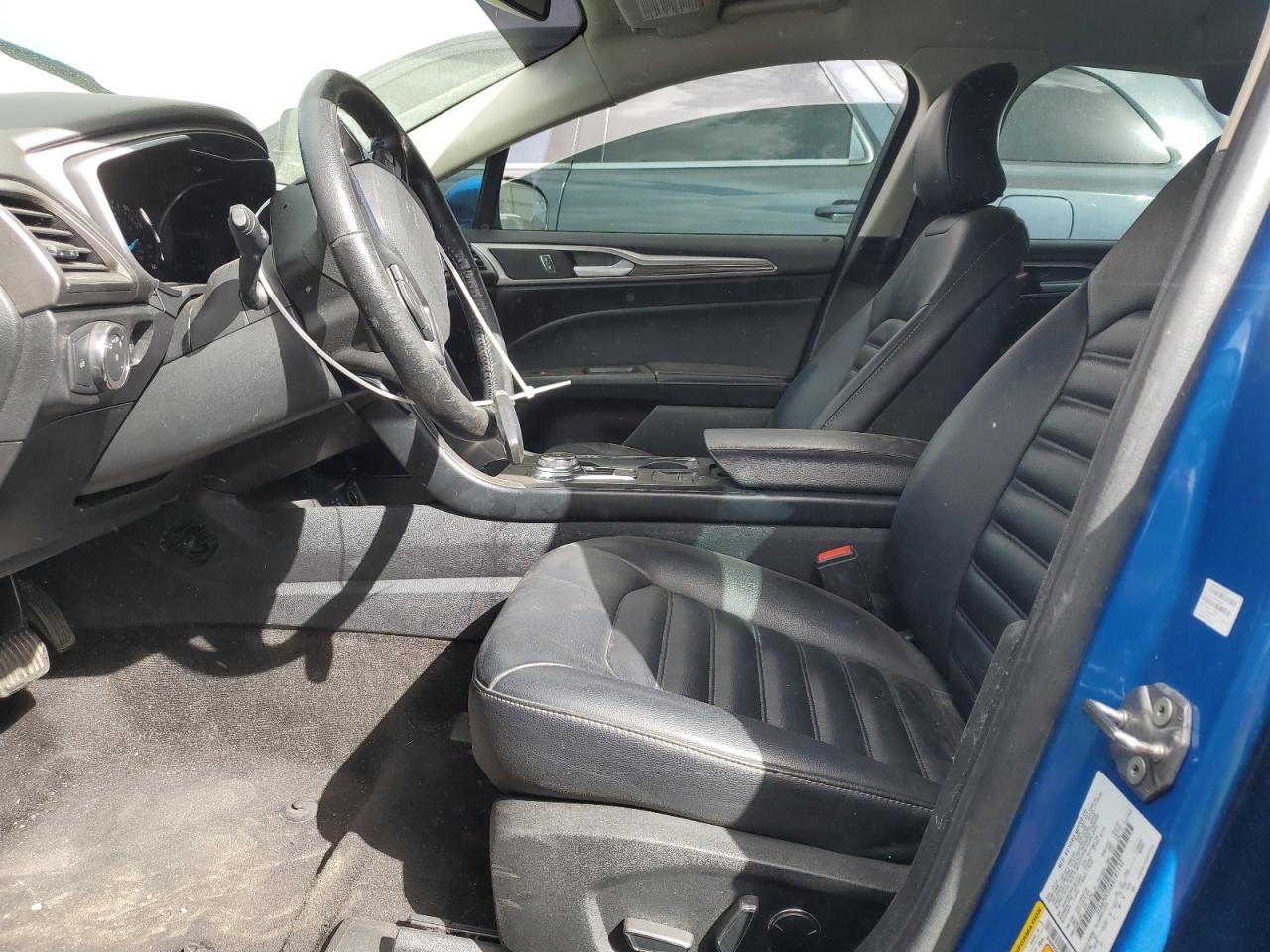 2019 Ford Fusion VIN 3FA6P0CD5KR181142 Copart auction photo, rear end damage thumbnail 7