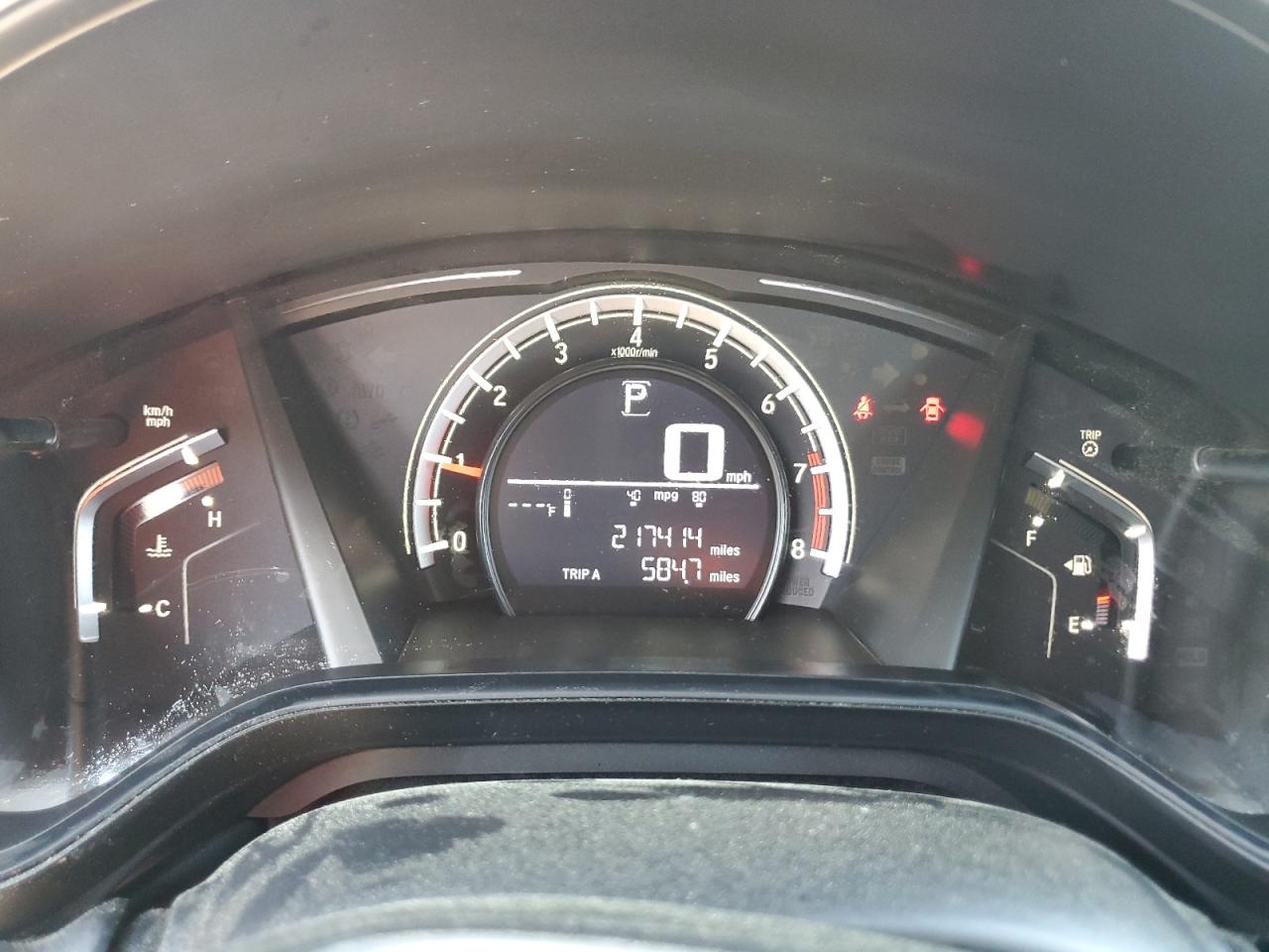 2019 Honda CR-V VIN 2HKRW6H32KH211682 Copart auction photo, front end damage thumbnail 9