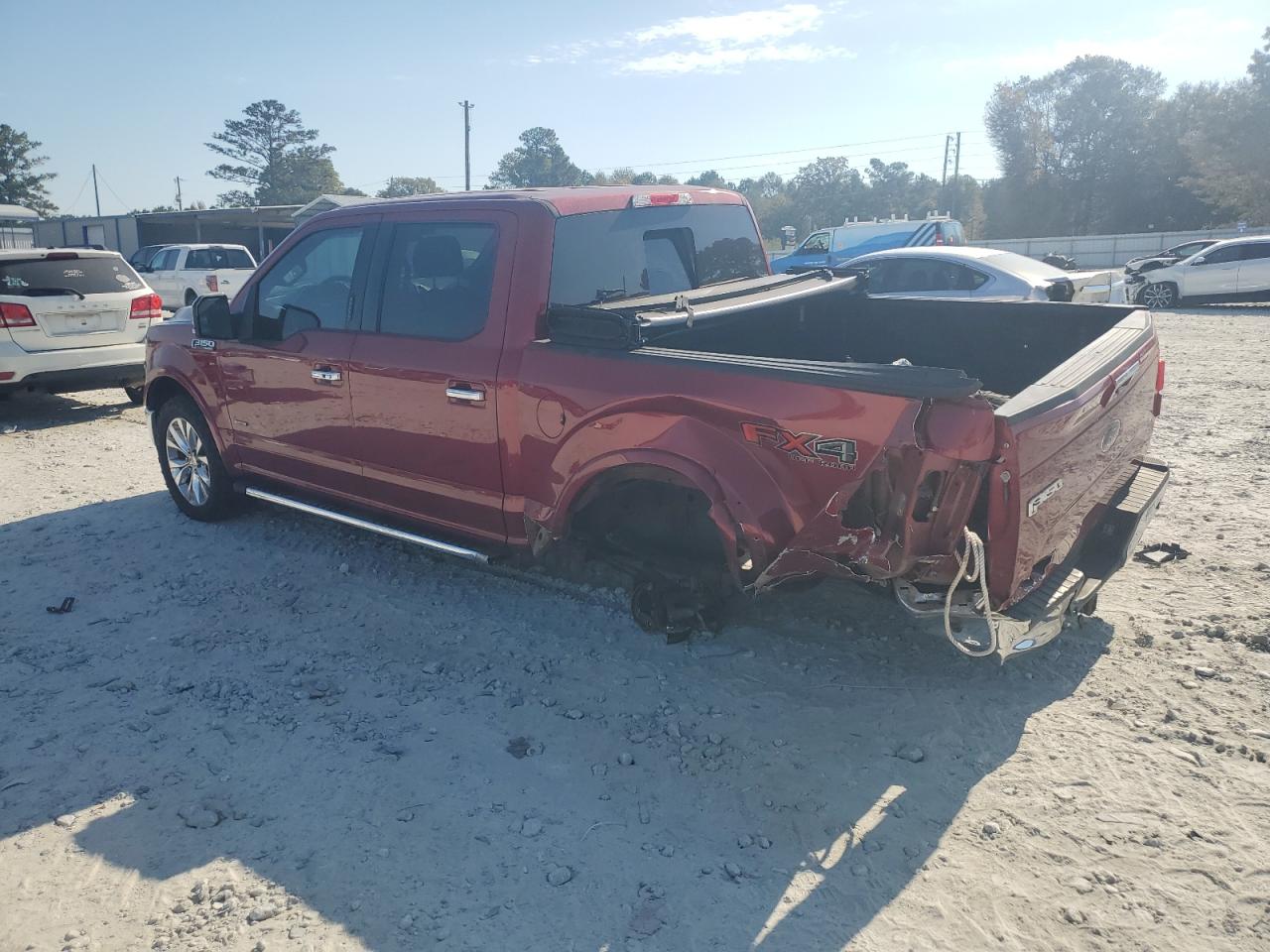 2015 Ford F-150 VIN 1FTEW1EG5FFB87225 Copart auction photo, rear end damage thumbnail 2