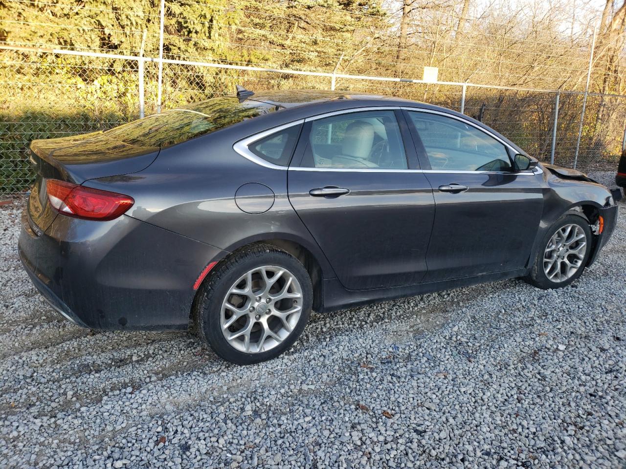 2015 Chrysler 200 VIN 1C3CCCEG4FN610611 Copart auction photo, front end damage thumbnail 3