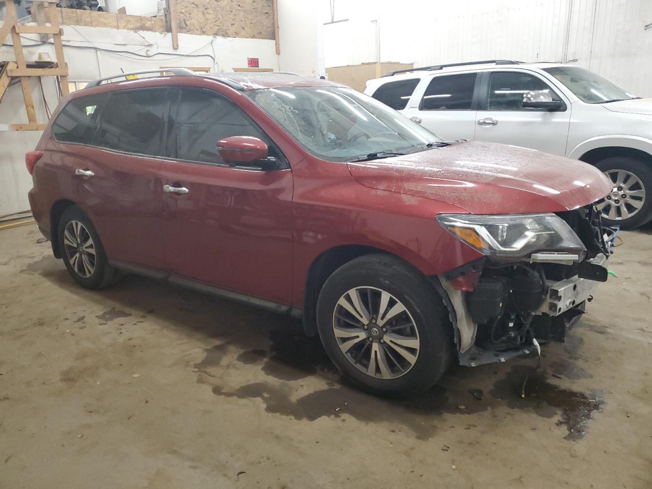 2017 Nissan Pathfinder VIN 5N1DR2MN6HC904112 Copart auction photo, front end damage thumbnail 4