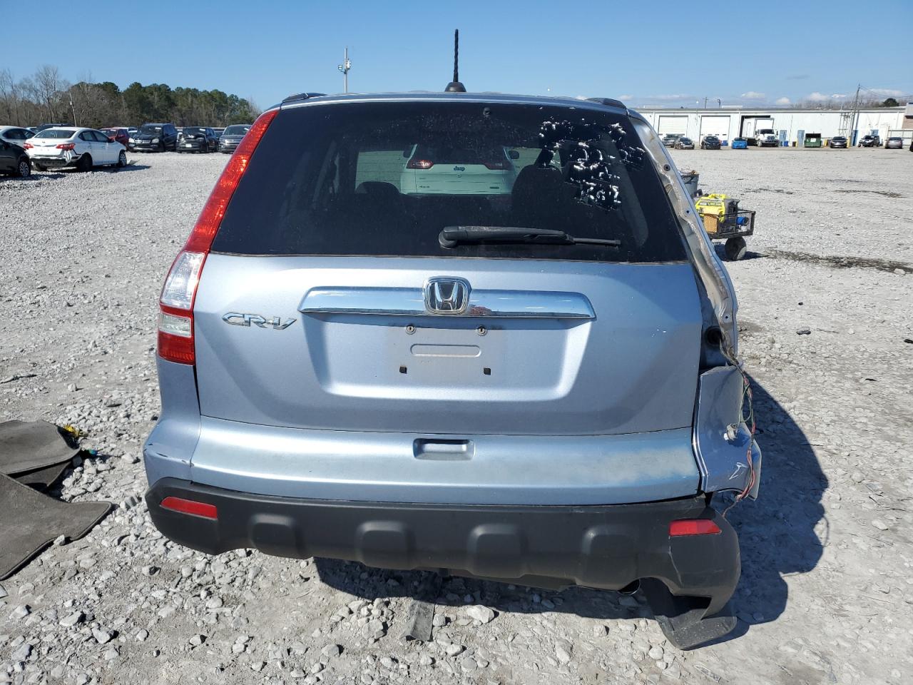 2009 Honda CR-V VIN 5J6RE38799L032740 Copart auction photo, rear end damage thumbnail 6