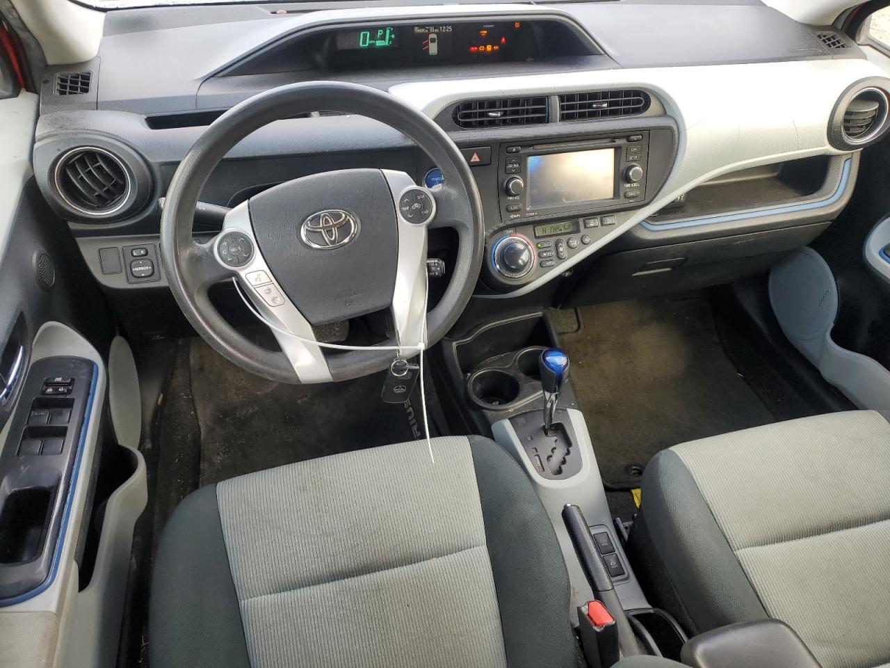 2012 Toyota Prius VIN JTDKDTB39C1500663 Copart auction photo, side / front end damage thumbnail 8