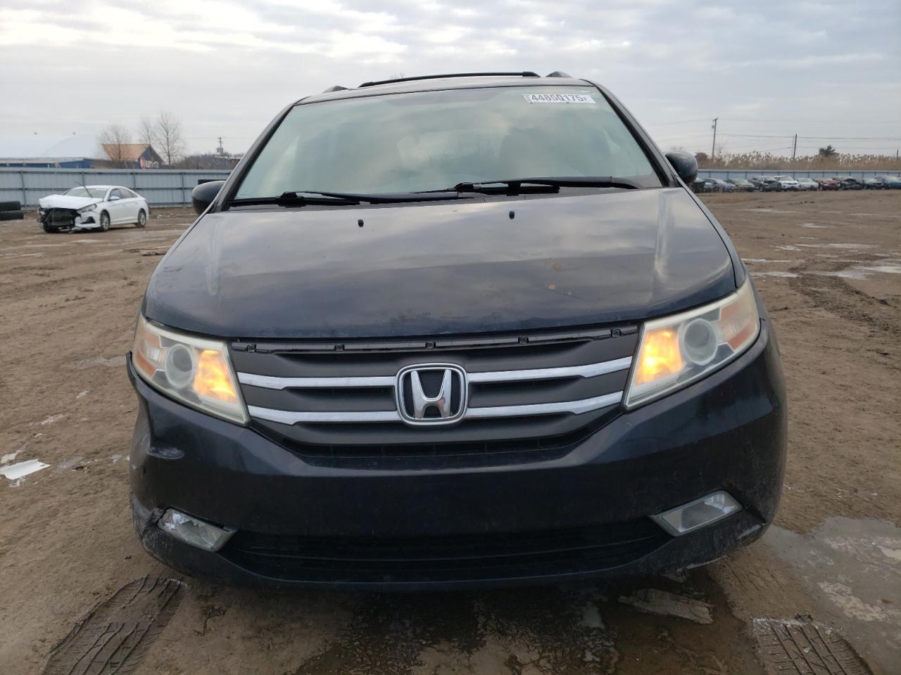 2013 Honda Odyssey VIN 5FNRL5H90DB086030 Copart auction photo, front end / side damage thumbnail 5